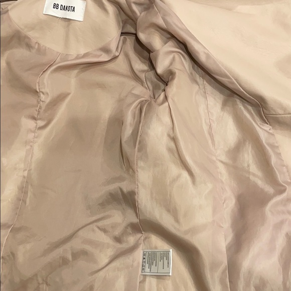 BB Dakota Faux Leather Pink Moto Jacket - Picture 8 of 8